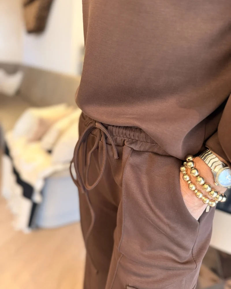 Broek Rosa | Bruin - Afbeelding 2