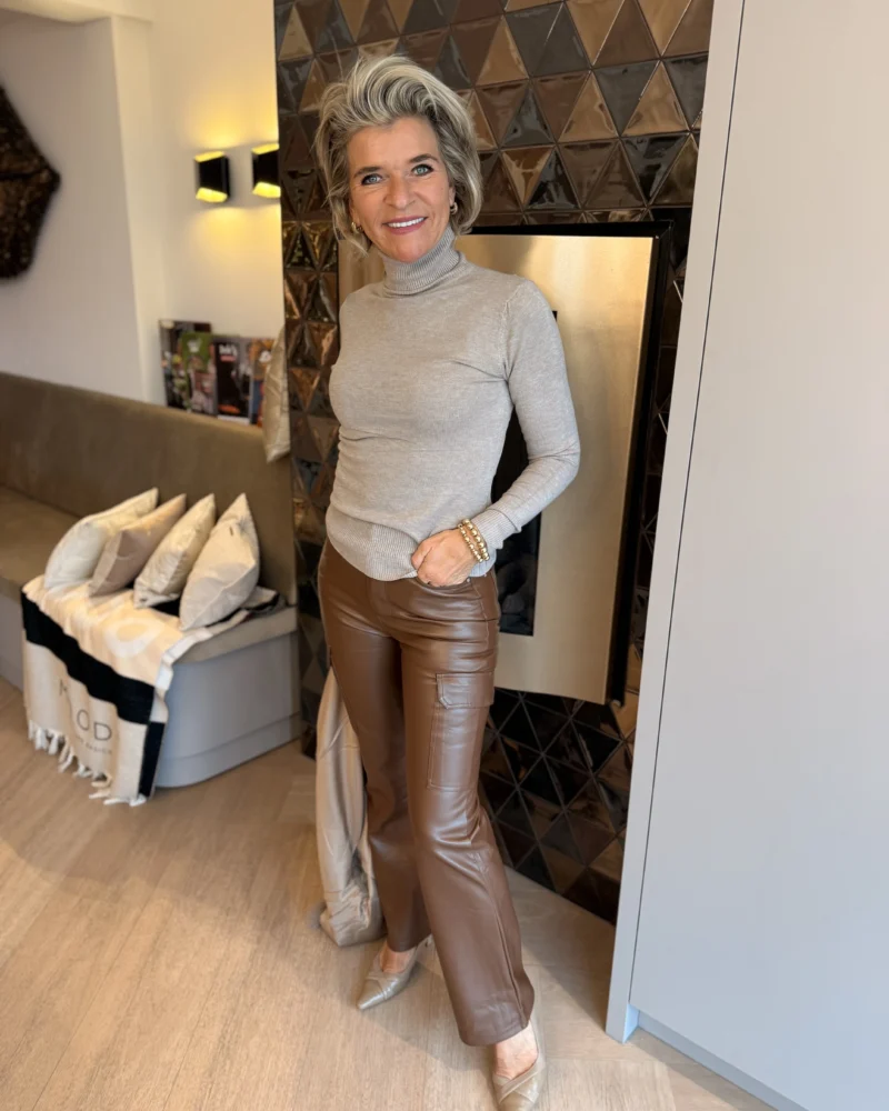 Broek Cargo Sam | Leder | Camel