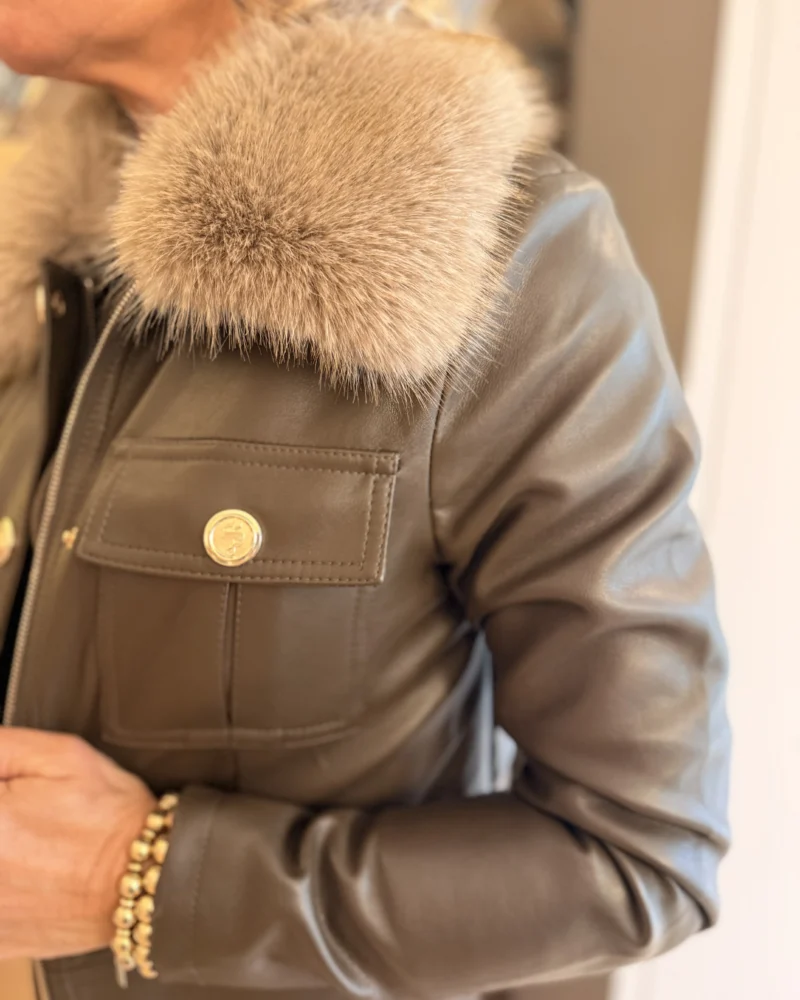 Jasje Floor | Leder | Bruin - Afbeelding 2